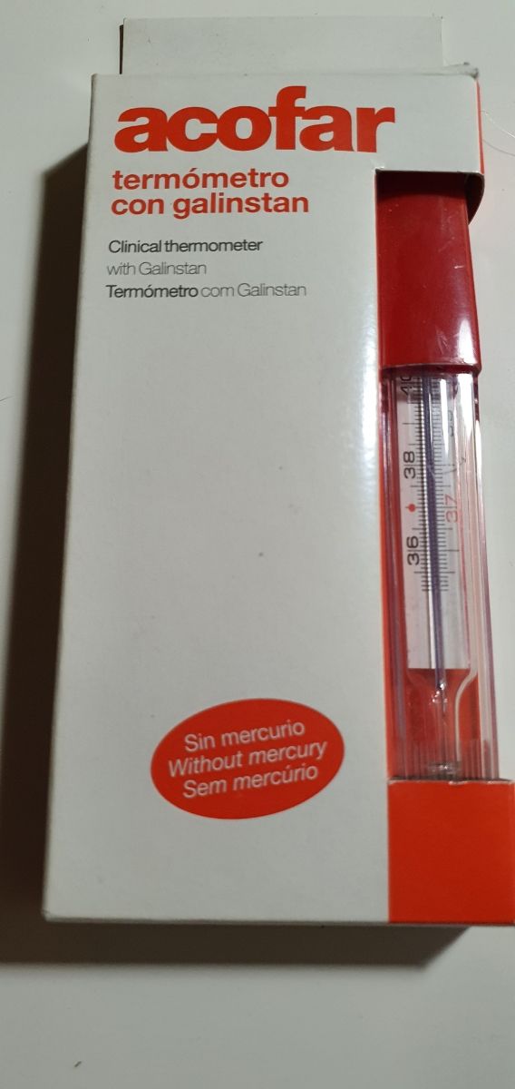 Termómetro con galistán. Acofar