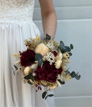 Ramo de flores preservadas