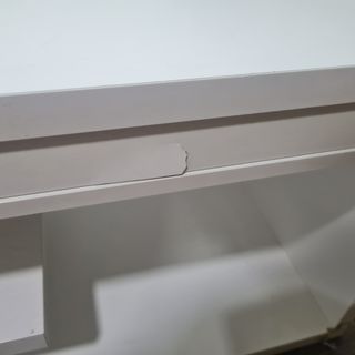 Mesa de centro elevable blanca