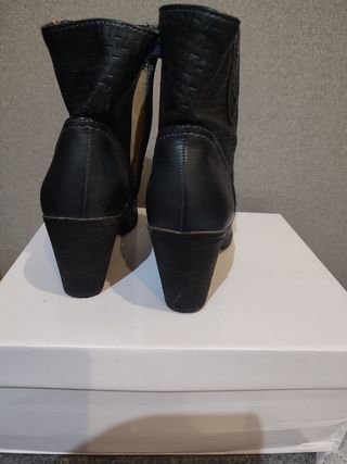 Botines Azul Oscuro,38,