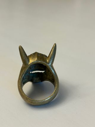 Anillo Samurai metal dorado
