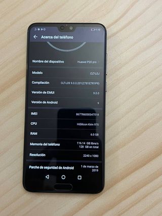 Huawei P20 pro 128GB . original Azul