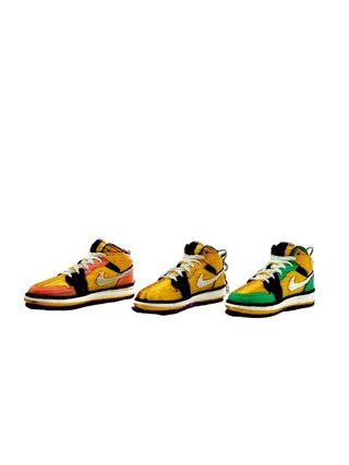 Nike Jordan llavero 3D Multicolores