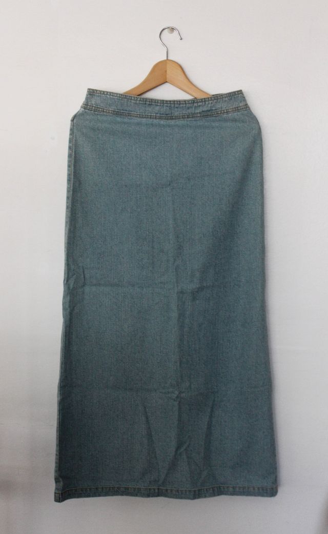 Falda larga vaquera Zara