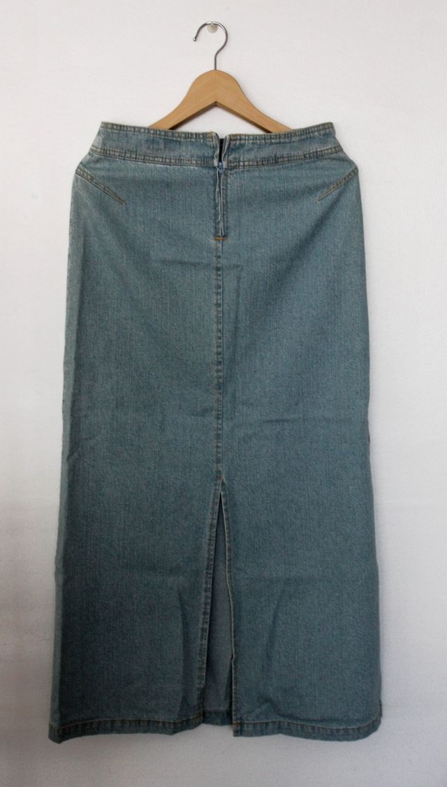 Falda larga vaquera Zara