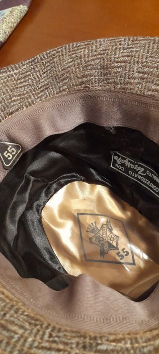 Cappello uomo tessuto Marzotto