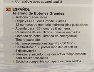 Teléfono para personas mayores