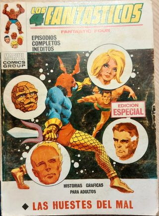 Comic clásico "Los 4 fantasticos" 1970