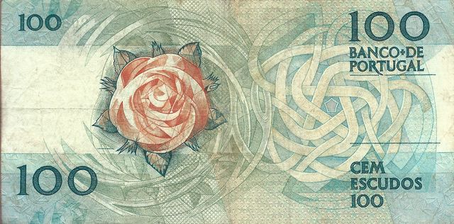 BILLETE PORTUGAL 1986. 100 Escudos. F. de Pessoa