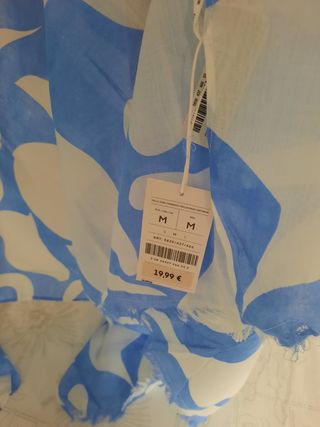 Pañuelo celeste Oysho