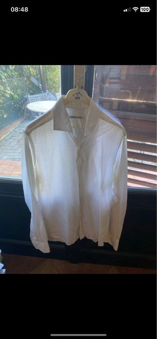 Camicia color panna da bambino