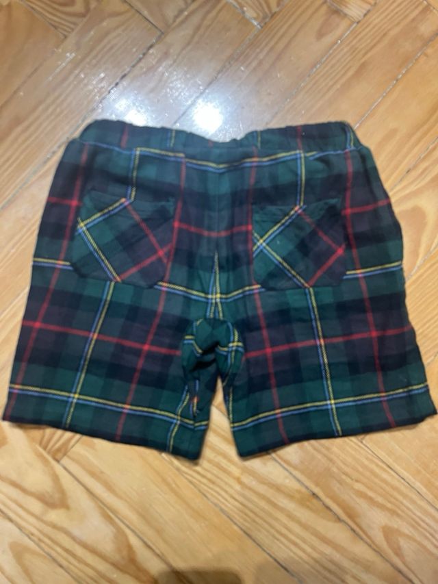 Short Nanos escocés. Talla 6