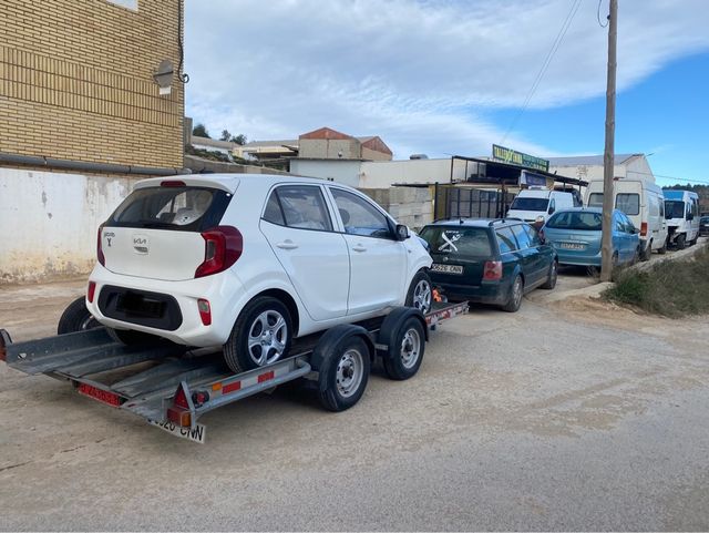 Remolque plataforma portacoches