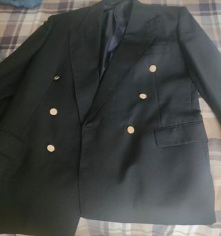 Americana azul marino hombre