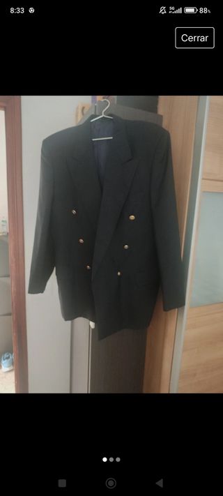 Americana azul marino hombre