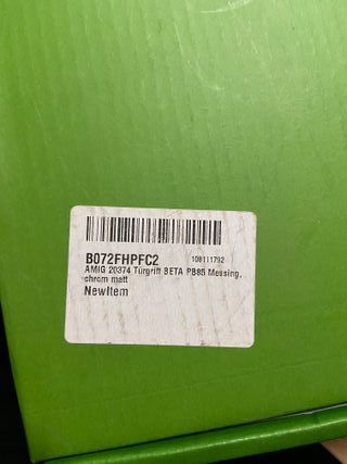 OFERTÓN!! MANILLA LATÓN PUERTA MOD BETA-PB NUEVA