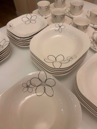 Vajilla porcelana fina