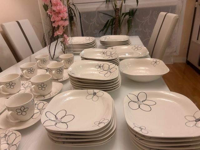 Vajilla porcelana fina 