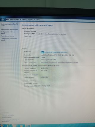 Ordenador Lenovo sobremesa