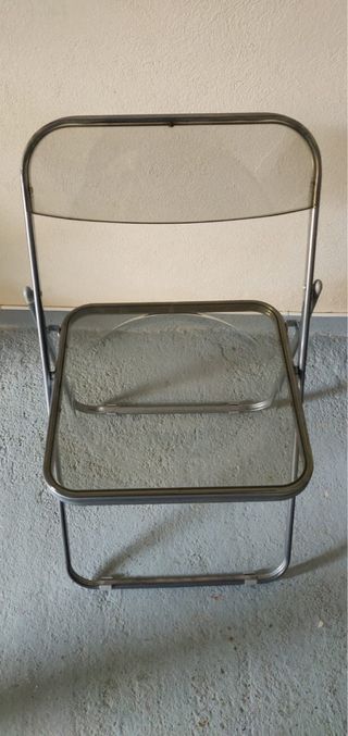 Sillas plegables metacrilato/plástico