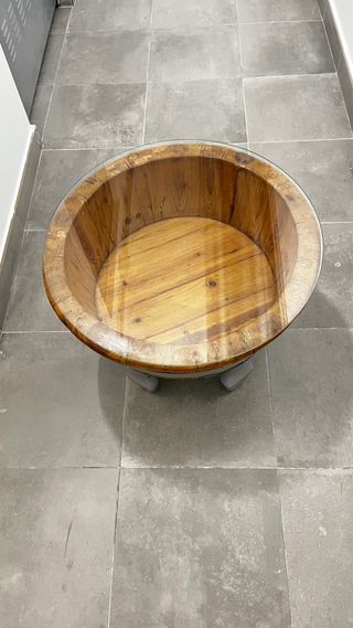 Mesa bañera restaurada