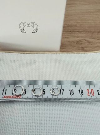 Pendientes Aros plata de ley Le Petite Marie