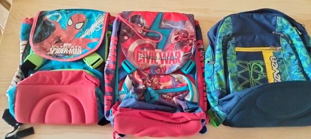 Tre Zaini Scuola Bambini