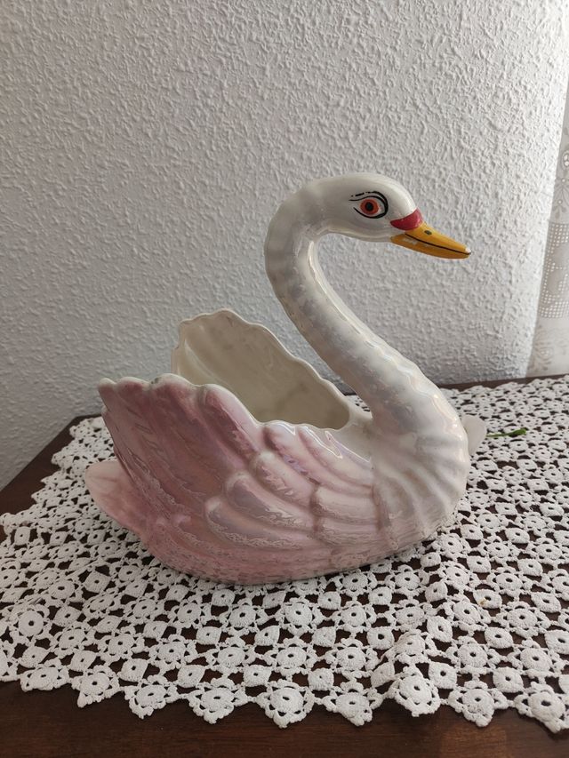 Cisne cerámica  decoración