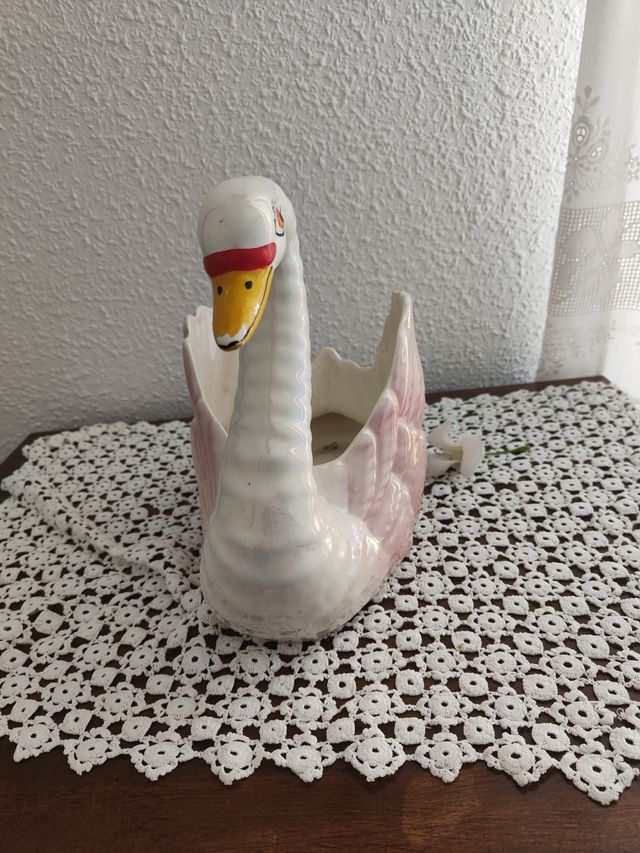Cisne cerámica  decoración