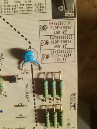 Fuente LG 42LE5500