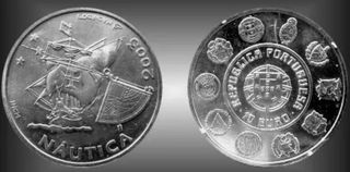 MONEDA PORTUGAL 10 EUROS AÑO 2003 PLATA 22 GR,40MM