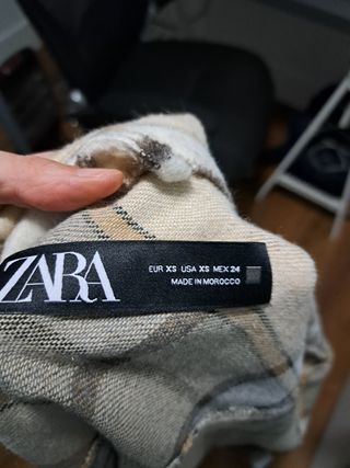 Sobrecamisa lana Zara