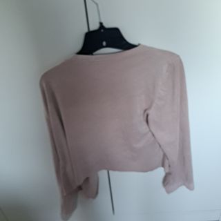 Chaqueta antelina rosa flecos 