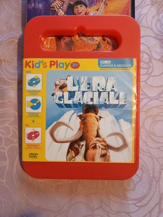 3 DVD per bambini piu' un CD per pc