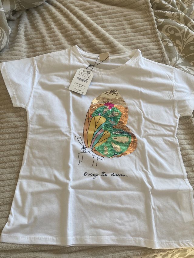 Camiseta de niña Zara