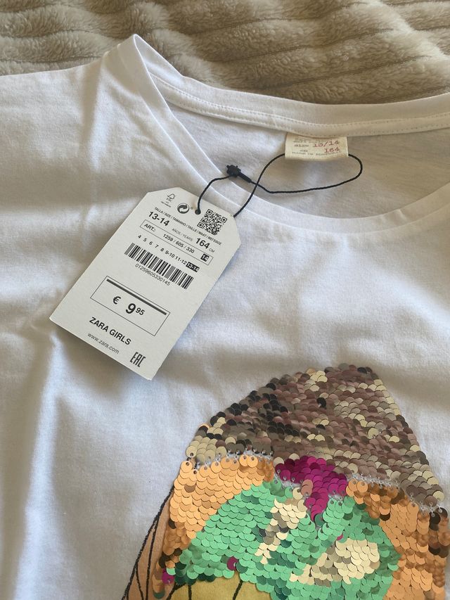 Camiseta de niña Zara