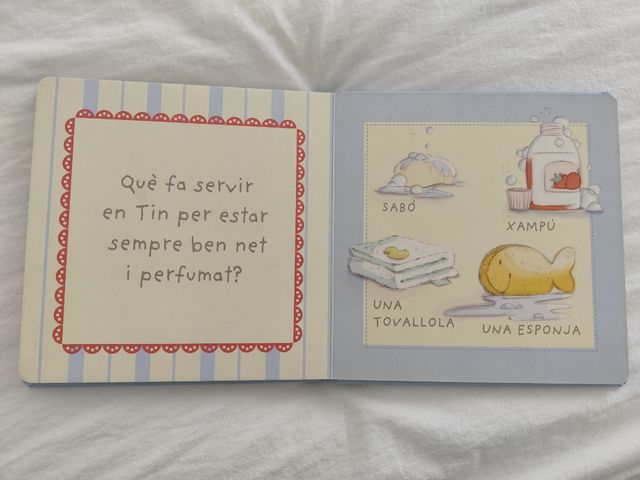 En Tin A La Banyera. Libro infantil catalán