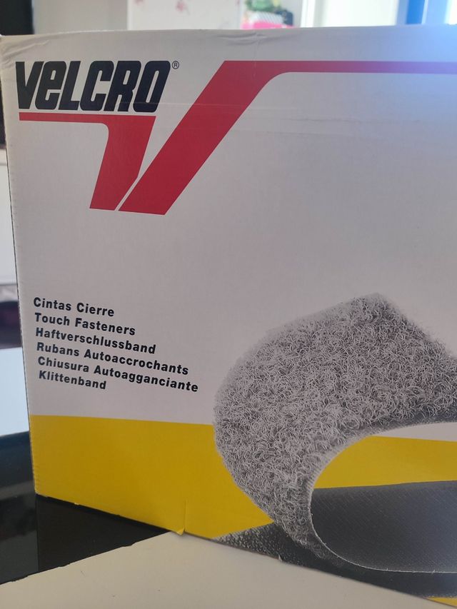 Velcro mixto blanco 2 cm adhesivo y coser