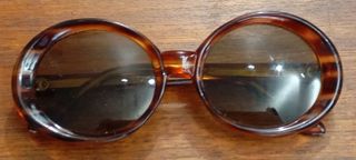 4 Gafas vintage Lentes de cristal.Años 70
