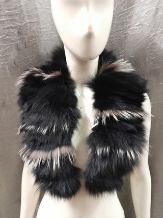 Collo scialle stola vra pelle volp