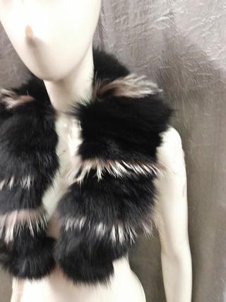 Collo scialle stola vra pelle volp