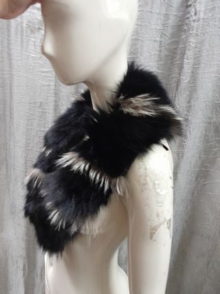 Collo scialle stola vra pelle volp