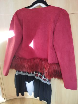 Conjunto vestido corto y chaqueta 