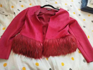 Conjunto vestido corto y chaqueta 