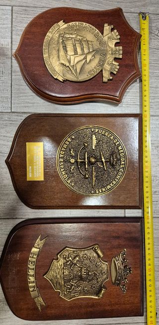 Lote de Metopas Militares Escudos