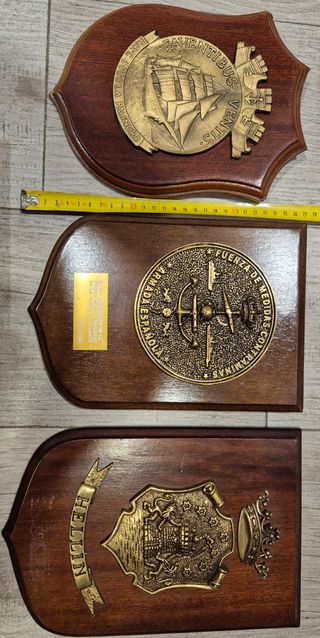 Lote de Metopas Militares Escudos