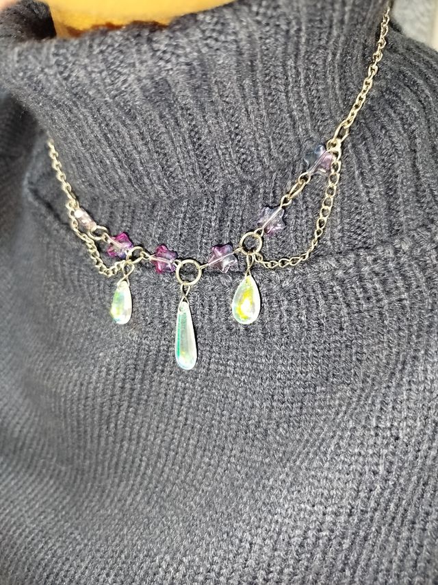 Collar acero inoxidable tipo princesa