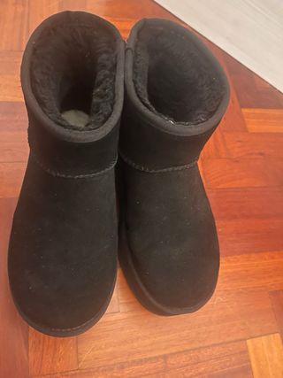 Ugg negras plataforma 38