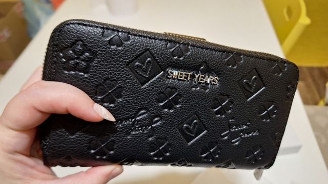 Portafoglio sweet years nero nuovo