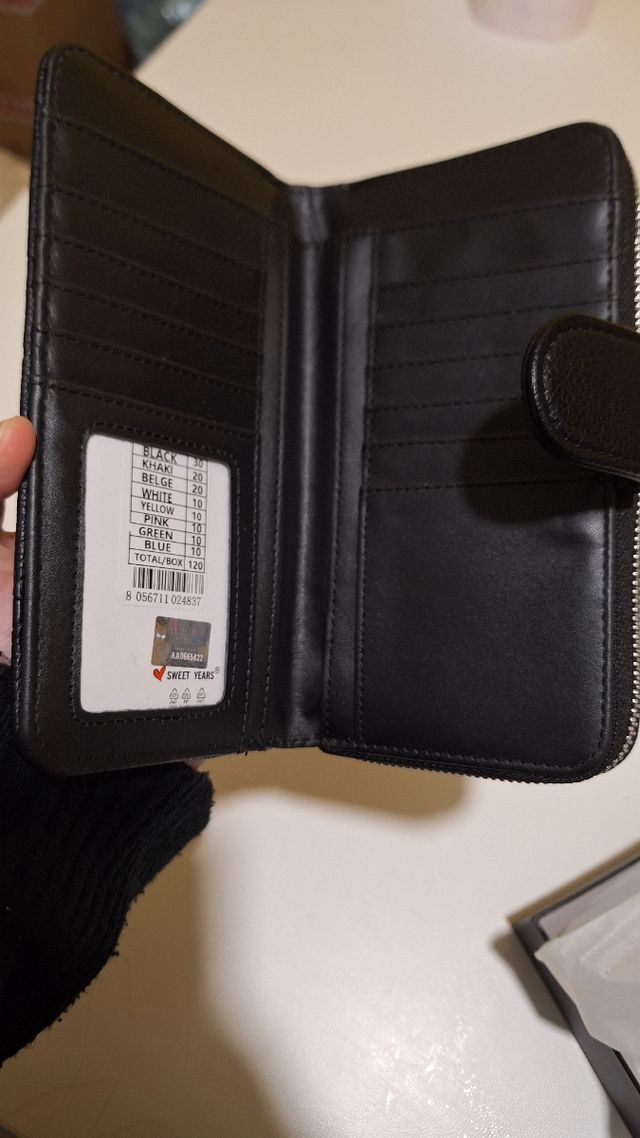 Portafoglio sweet years nero nuovo